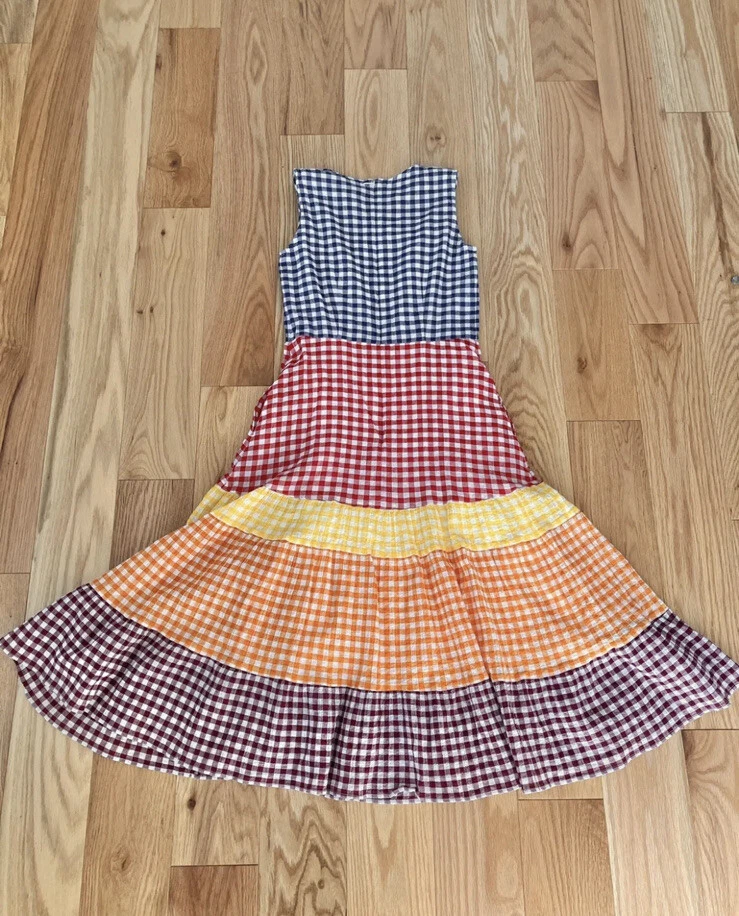 Uniqlo gingham dress cheap