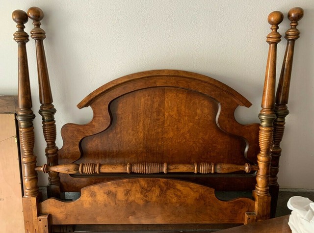 Iron Headboard And Footboard 4 Poster Bed For Sale Online Ebay