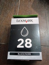 NIB Genuine Lexmark 28 Black Ink Cartridge X2500 X5495 Z845 Z1320