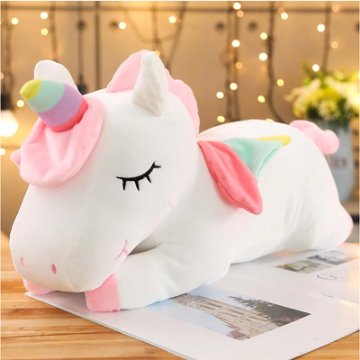 sleeping unicorn plush