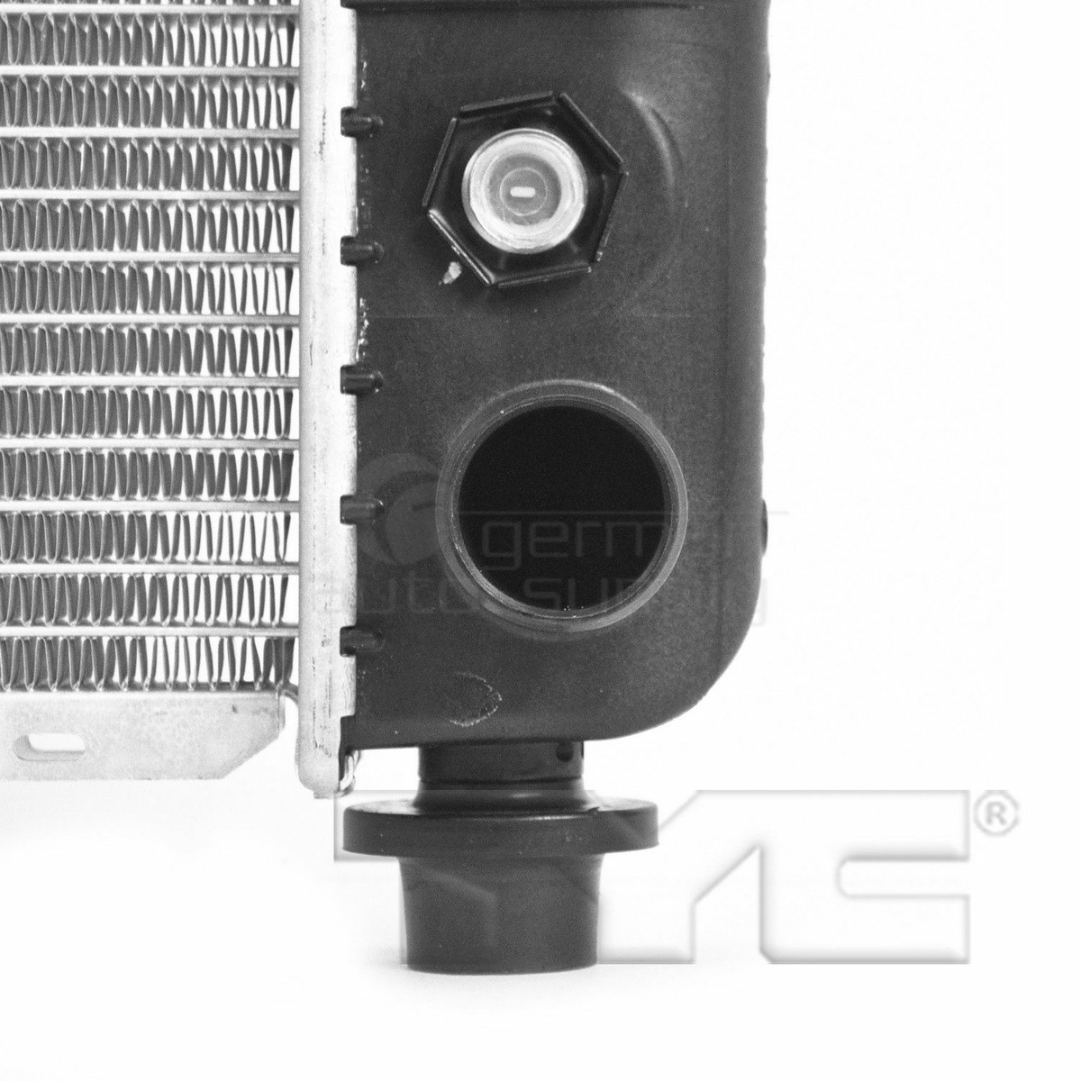 Direct Replacement Radiator Spectra Premium CU2370 Radiator With TOC ...