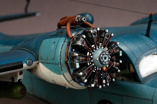 GRUMMAN GOOSE JRF5 Modellbausatz Kunststoffspritzguss und Resinteile - Bild 10 von 20
