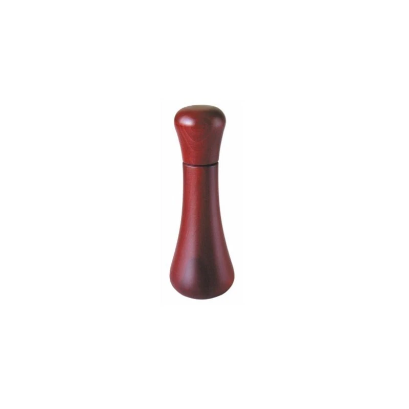 Zyle ZY067GRRD Red 23cm Manual Elegant/Subtly Curved Design Spice Grinder