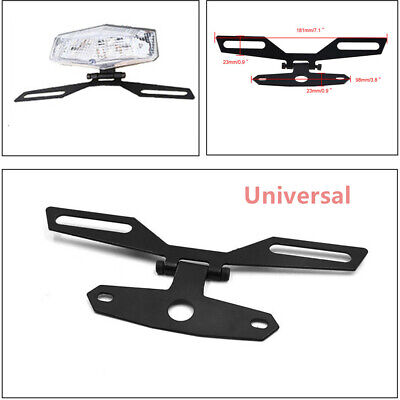 Universal Motorcycle Flip Plate Hinged Licence Plate Holder