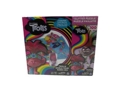 DreamWorks Trolls World Tour Game Glitter Puzzle Combo Collectible Figurine