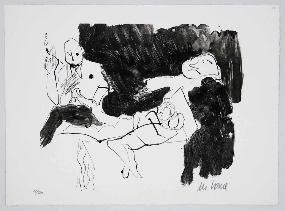 MÜLLER-STAHL ARMIN - o.T. - Lithographie - um 2000 - Bild 2 von 3