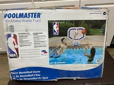 Poolmaster 72931 NBA Logo Pro Rebounder-Style Poolside Basketball Game , White