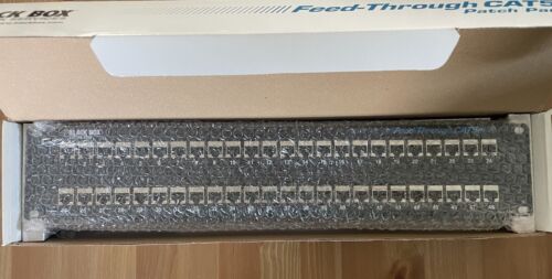 Black Box JPM806A-R2 48 Port Feed-Through Cat 5e Network Patch Panel - Picture 1 of 4