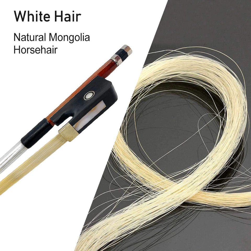 1/8 Violin bow Brazilwood with Ebony Frog, Mongolian Horsehair for kids - Image 4 of 4