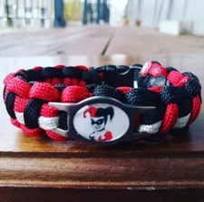 Harley Quinn Paracord Bracelet