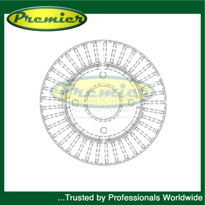 Premier Front 1x Brake Disc Fits Colt Forfour 1.0 1.3 1.5 CDi D ...