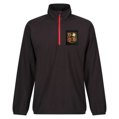 David Brown Traktor 1/2 Reißverschluss Fleece - klein - 3XL