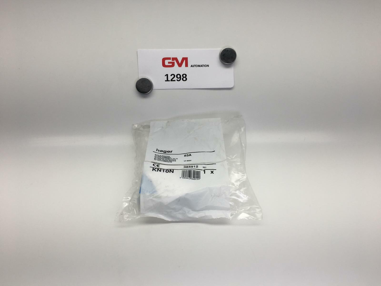 Hager SSK N-Clamp KN10N 10 Clamping Points Quick Connect Neutral Conductor 63A