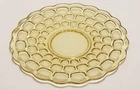 VINTAGE FEDERAL YORKTOWN COLONIAL GLASS CAKE PLATE SERVING PLATTER 11 1/4"