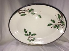 Lenox Holiday Nouveau Platinum White 13 Inch Platter New In Box 1st Q