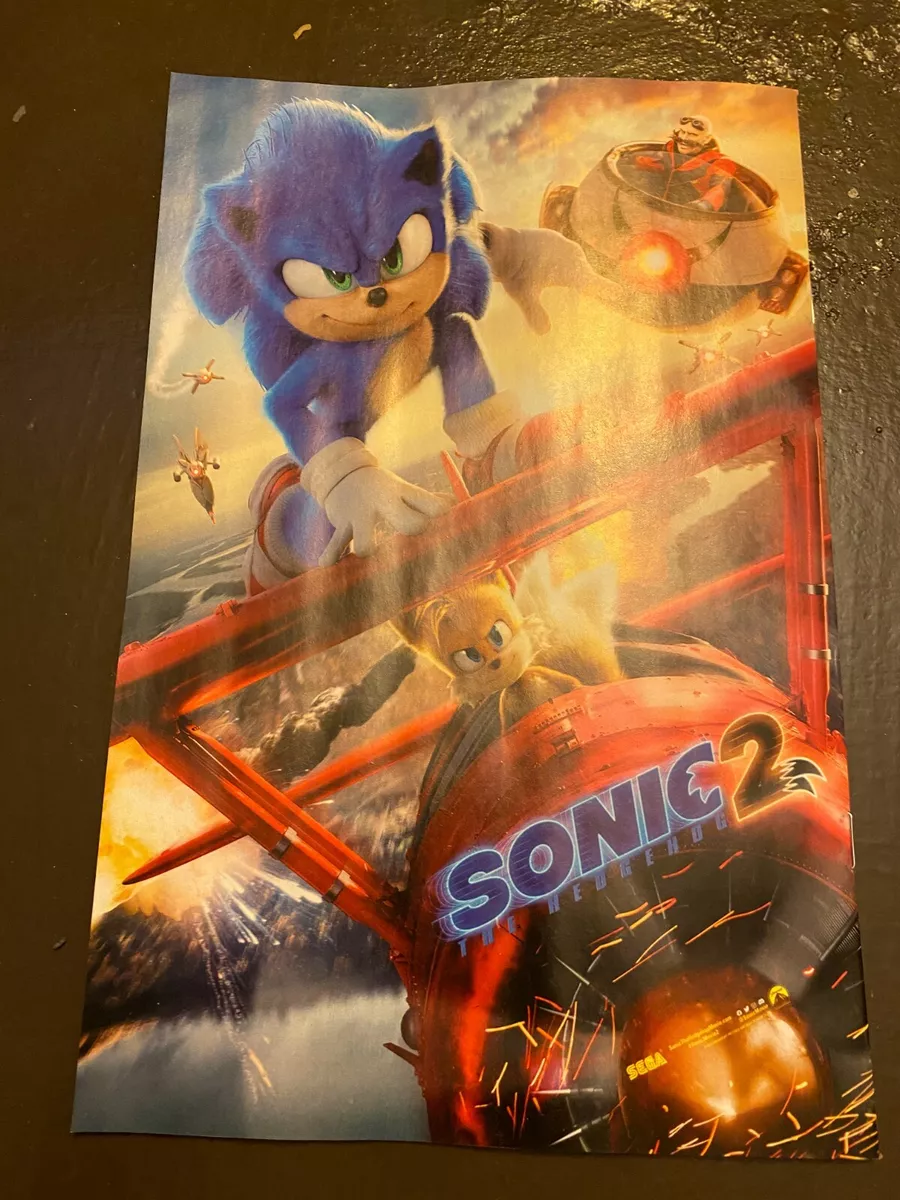 Sonic the Hedgehog 2 Movie Limited Edition Comic Book Cinema Exclusive