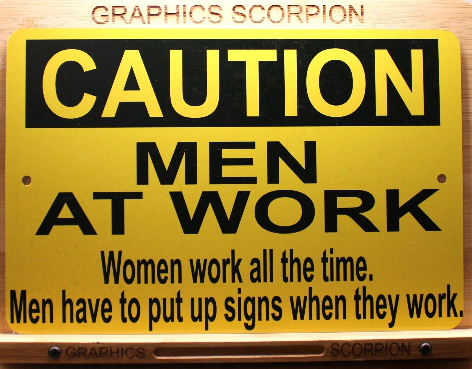 Caution This Is Sparta Funny Sign 8 x 12 Aluminum Metal Sign