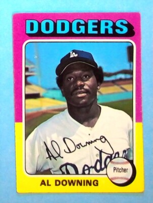 1975 Topps Baseball Card #498 Al Downing