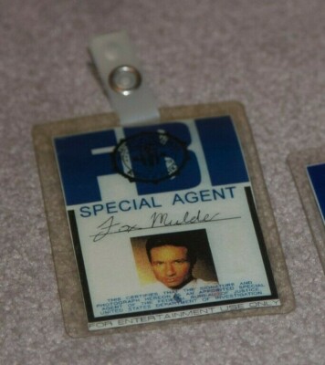 Akte X Fox Mulder FBI ID Abzeichen - Kostüm, Cosplay, Sammlerstück