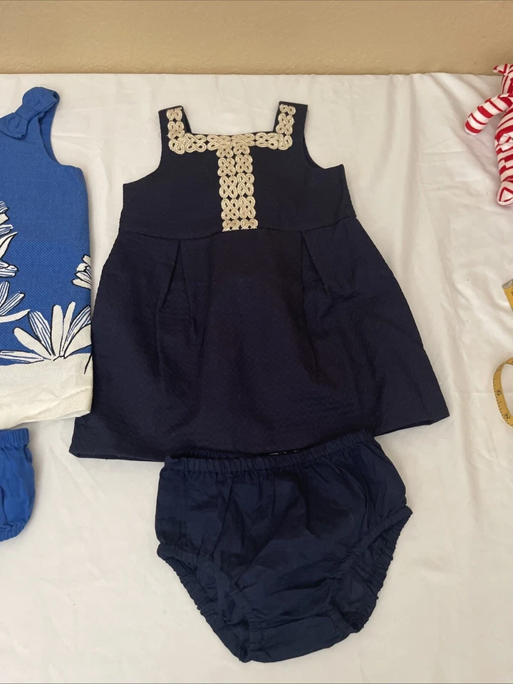 Janie & Jack девочек 12-18 месяцев синий SAFARI LODGE платье Spring Royal синий лот 2 - Изображение 3 из 4