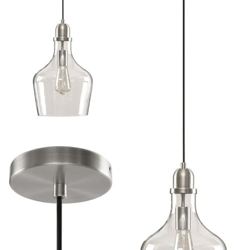 Hampton Hill Auburn Pendant Lighting for Dining Room, Industrial Kitchen Ligh... - Picture 9 of 11