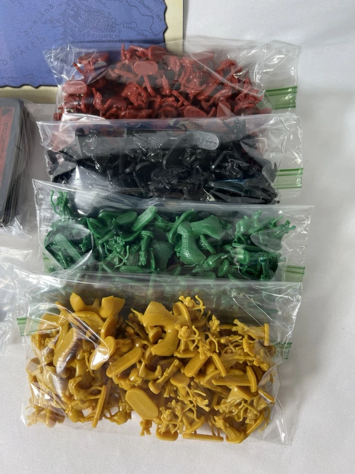 Lord of the Rings Risk Trilogy Edition Replacement Army 4 Colors, Dice & Cards! - Image 3 of 4