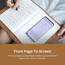 Note 2-In-1 Digital Notebook Drawing Tablet with Battery-Free Pen, Bluetooth ...