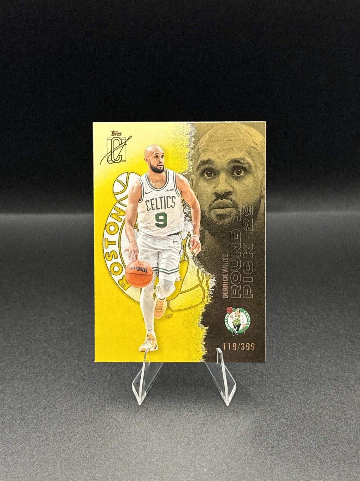 2025-26 Topps Signature Class Yellow /399 Derrick White Boston Celtics #98