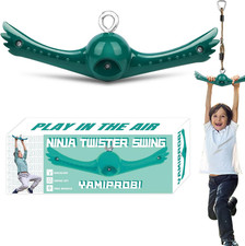 Swing Spins Set: 360 Handle Twist-Spin Flips Toy - Slackline Attachments Activa
