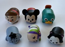 Disney Tsum Tsum Vinyl 6 Lot Collectibles Mixed Disney Pixar Mickey Mouse Buzz