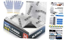 33 Pcs 80mil 2mm 36 sqft 3.4 sqm Car Sound Deadening Mat,Butyl 33pcs