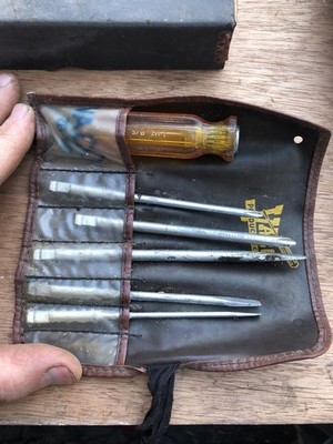 VACO ZB-50  6-Piece Screwdriver Multi Blade Set W/ Vinyl Tool Roll Box USA