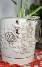 Handmade / side-hanging propagation station / Plant Decoration / Hand-beaded