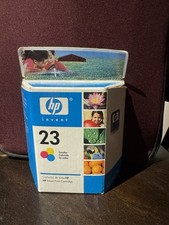 GENUINE HP 23 Tri Color Ink OEM Cartridge NEW Sealed Expired Aug 2006