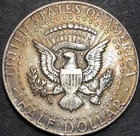 1969 D KENNEDY HALF DOLLAR SILVER COIN UNCIRCULATED
