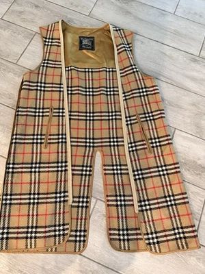 Vintage Burberrys trench coat wool liner zip in Burberry Nova Check  90's Rare !
