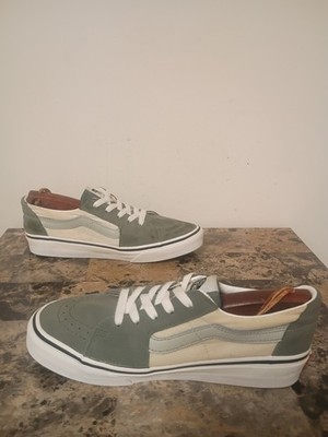 Vans Off The Wall Olive Green Old Skool Skater Tennis Shoes Men's Size 6