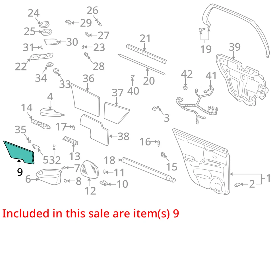 SE ADAPTA A CADILLAC DEVILLE 2000-2003 INSERTO RR S D UPR L H AZUL 12482607 - NUEVO OEM Foto 2 de 3