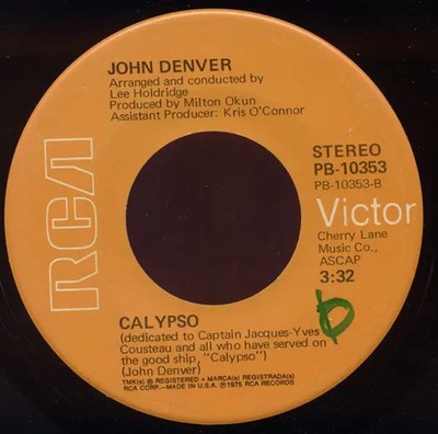 John Denver Im Sorry / Calypso Vinyl Single 7inch RCA Victor