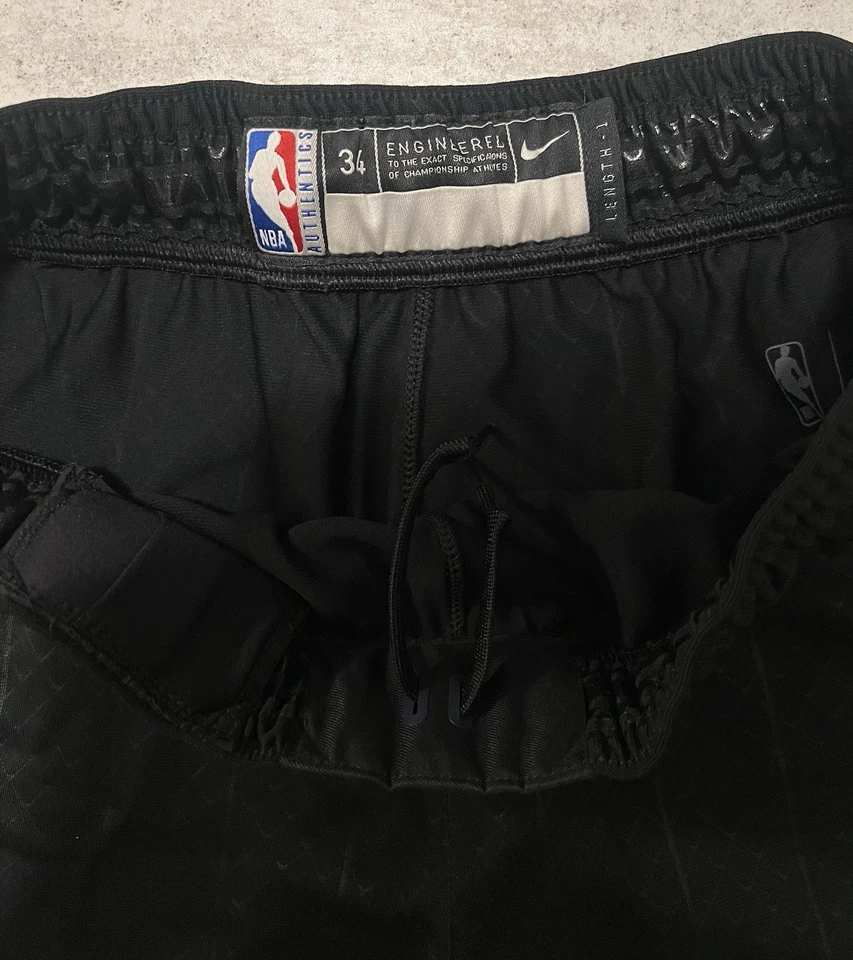 Pantalones Cortos Nike NBA Orlando Magic City Edition Negros Jugador de Juego Talla 34-1 Longitud M Foto 2 de 4