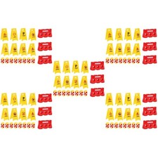  5 Sets Spielzeug Verkehrsschilder Straßenspielzeug Kinderverkehrsspielzeug