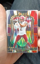 2025 Panini Select - Premier Level Marshon Lattimore #189 Black & Red Shock...