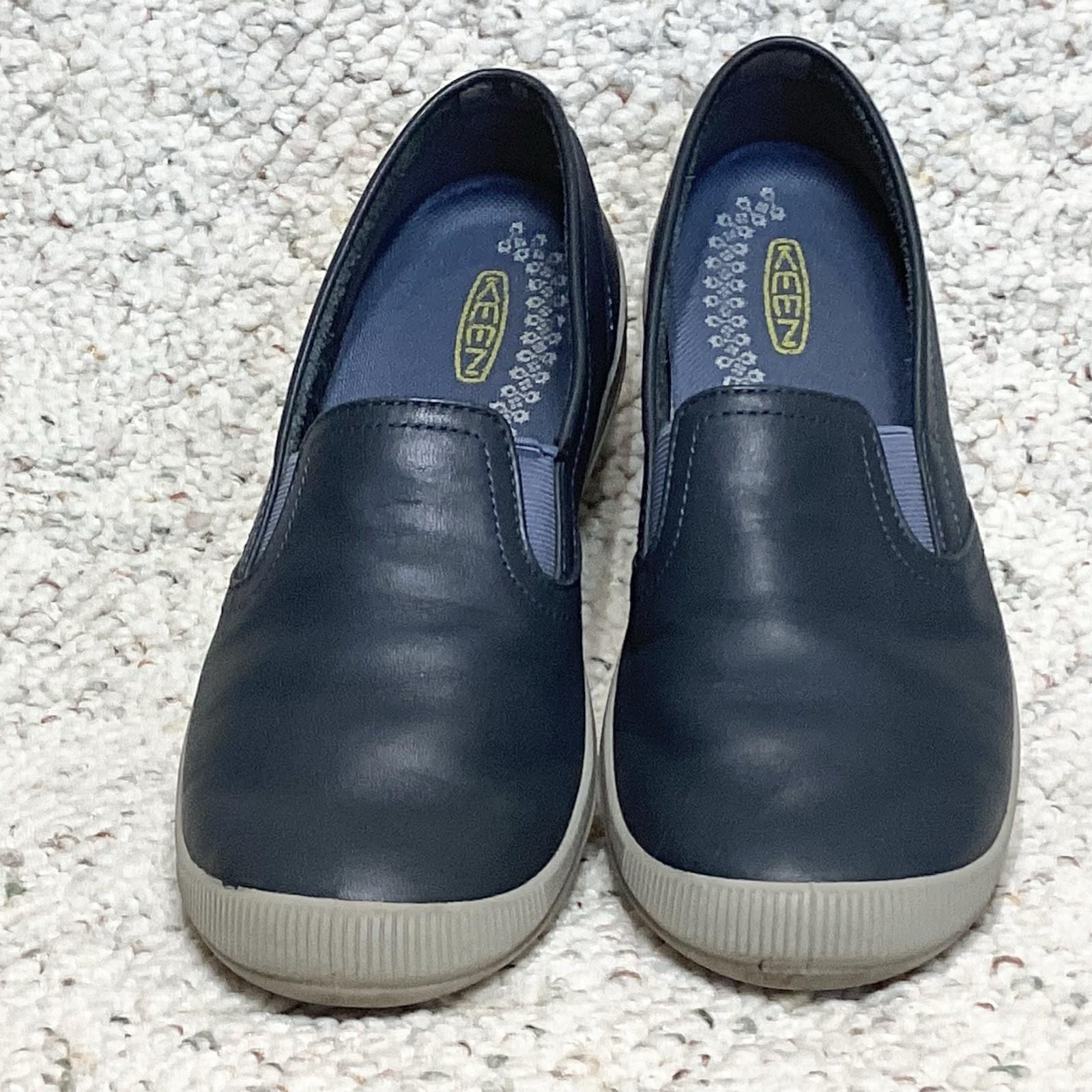 Mocassini donna Keen in pelle turchese scuro taglia 7