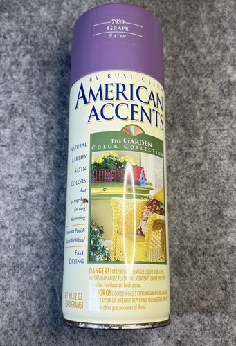 Rustoleum 1998 American Accents Spray Paint GRAPE 7939 Garden Color Collection