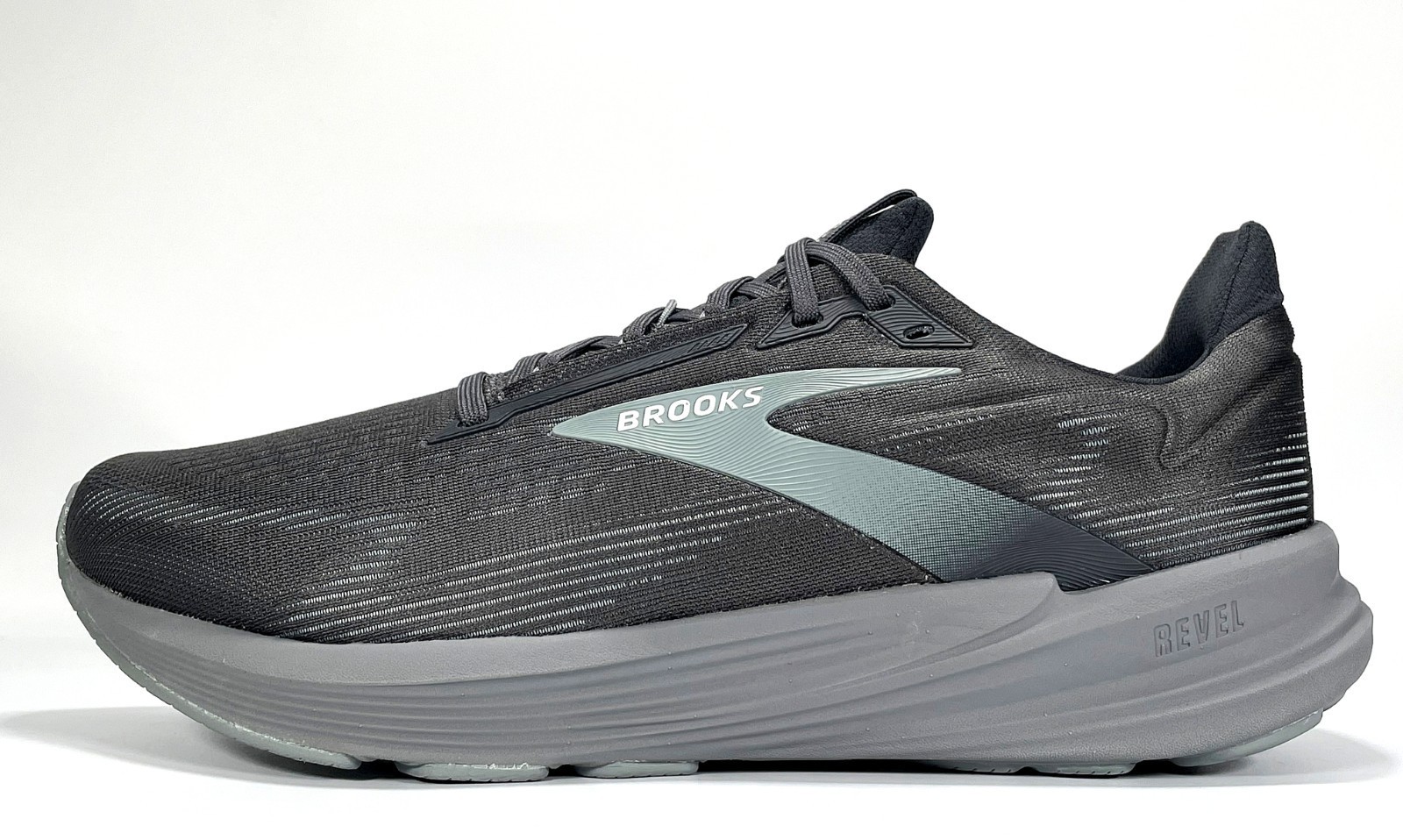 Brooks Revel 8 Men's Charcoal Running Trainers Size 9.5 Brand New RRP £100 image 9