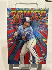 2025 Topps Chrome Update Matt Shaw Power Players Rookie