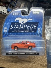 GREENLIGHT 1978 Ford Mustang King Cobra II Tangerine 1:64 Diecast Stampede