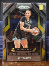 Panini Prizm WNBA 2025 Hailey Van Lith Chicago Sky Fearless RC Insert #12