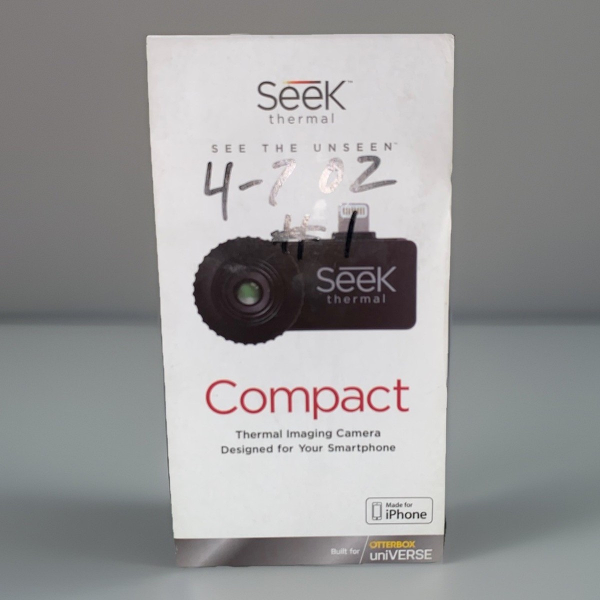 Seek Thermal Compact Thermal Phone Camera Black for sale online - Main Image