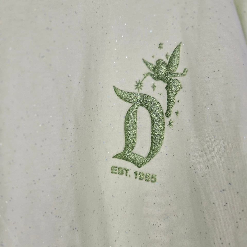 Новая футболка Disney Parks 2025 Tinker Bell Spirit — зеленый Disneyland размер XL - Изображение 3 из 4